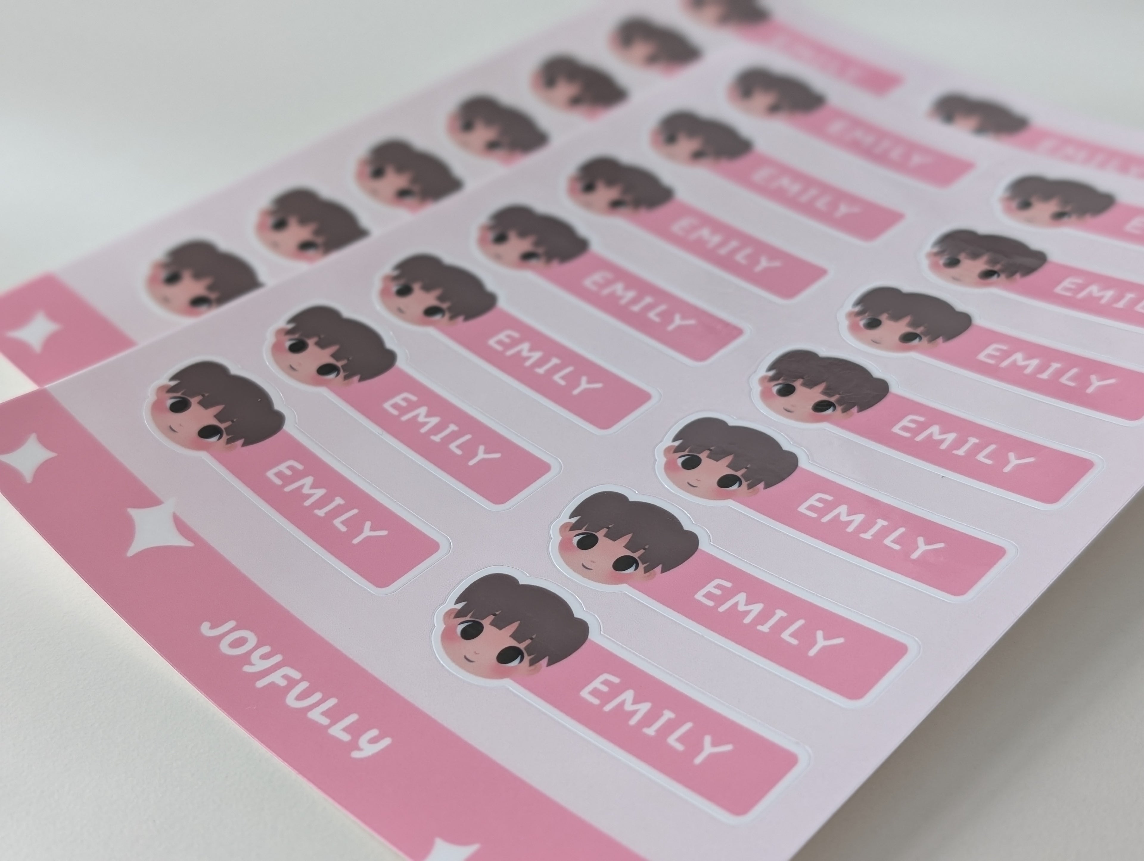 Personalised Children's Name Sticker Labels - Waterproof